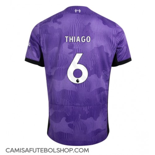 Camisa de time de futebol Liverpool Thiago Alcantara #6 Replicas 3º Equipamento 2023-24 Manga Curta